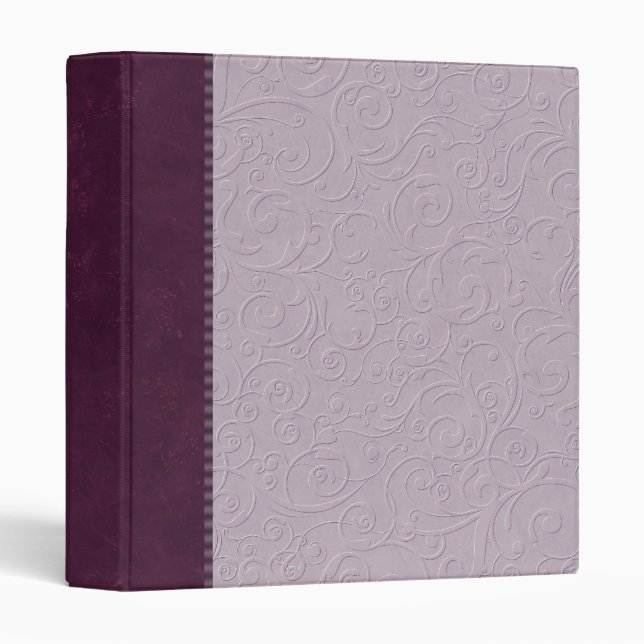 Classic Swirls Binder (Front/Spine)