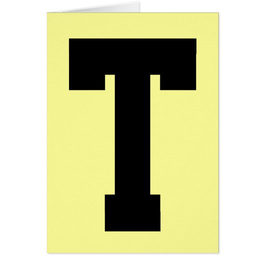 Classic "T" Cards (Front)