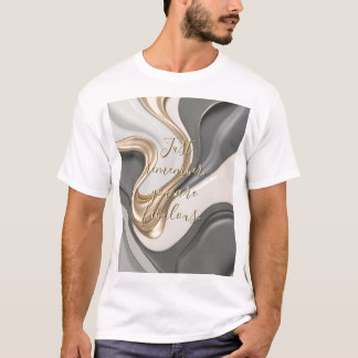 Classic t-shirt in stylish abstract graphic