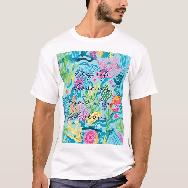 Classic t-shirt in stylish graphic (Front)