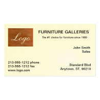 Classic Tangerine Logo Business Cards