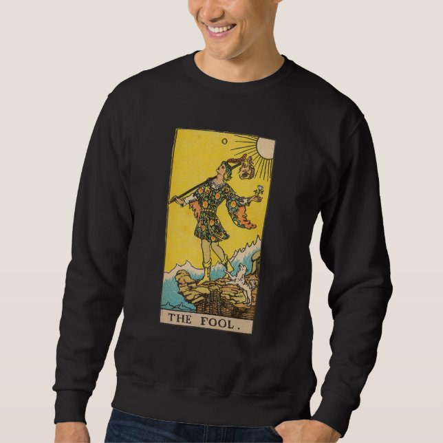Classic Tarot Card The Fool Sweatshirt (Front)