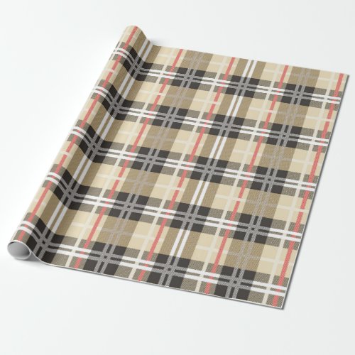 Classic Tartan Pattern Wrapping Paper