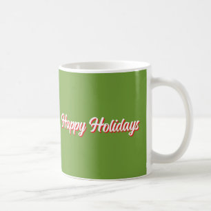 Classic Tartan Plaid Happy Holiday Mug