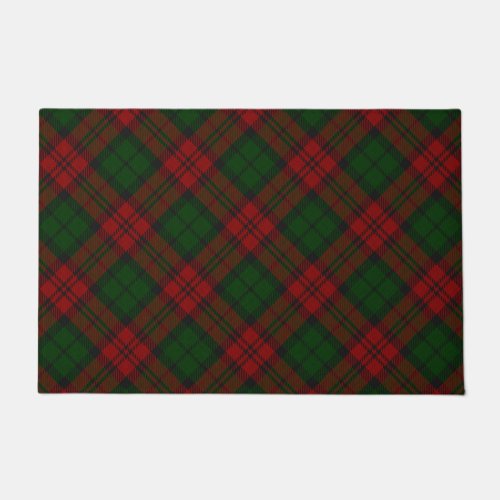 Classic Tartan Red Green Buffalo Plaid Christmas Doormat