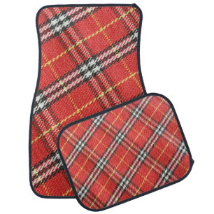 Classic Tartan Texture Background Car Floor Mat