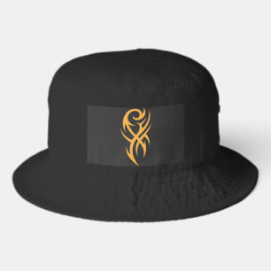 Classic Tattoo Inspired Line Art Design Bucket Hat