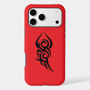 Classic Tattoo Inspired Line Art Design iPhone 17 Pro Max Case