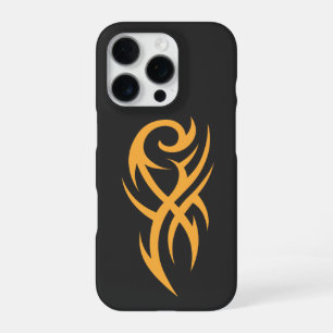 Classic Tattoo Inspired Line Art Design iPhone 16 Pro Case