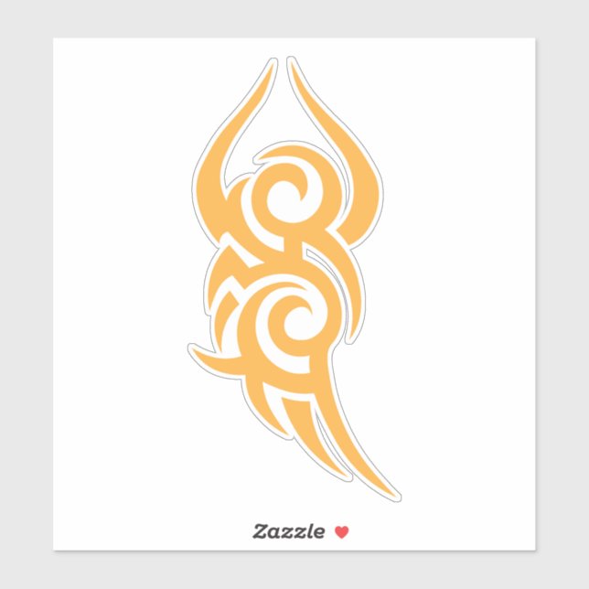 Classic Tattoo Inspired Line Art Design Sticker (Sheet)