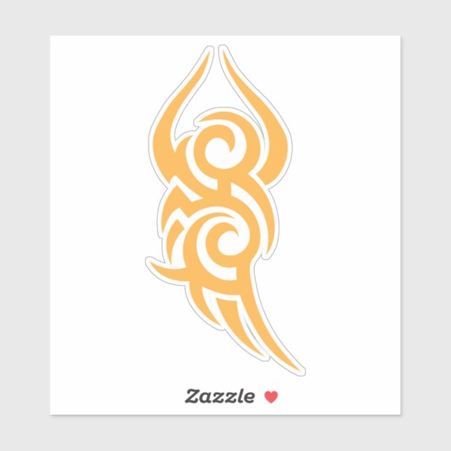 Classic Tattoo Inspired Line Art Design Sticker (Sheet)