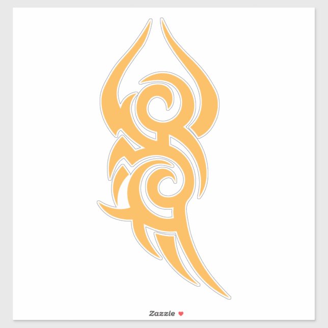 Classic Tattoo Inspired Line Art Design Sticker (Sheet)