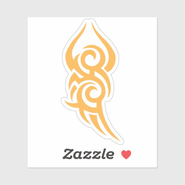 Classic Tattoo Inspired Line Art Design Sticker (Sheet)