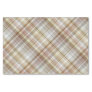 Classic Taupe Beige Brown Gray White Gingham Tissue Paper