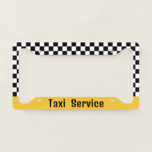 Classic Taxi Auto License Plate Frame Gift