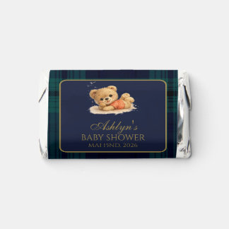 Classic Teddy Bear Baby Shower Chocolate Bar Favor