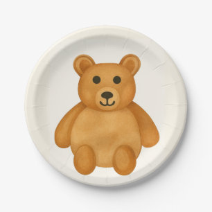 Classic Teddy Bear Paper Plates