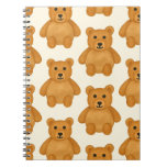 Classic Teddy Bear Pattern    Notebook