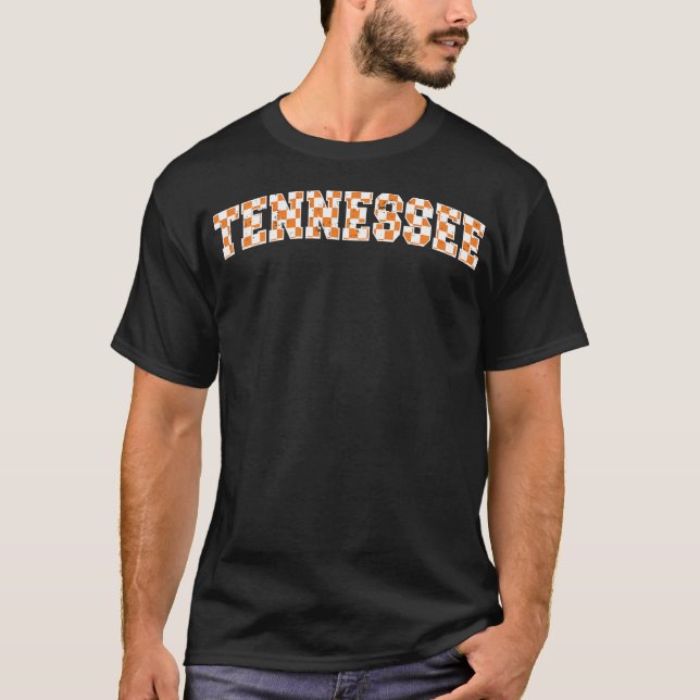 Classic Tennessee Tn State Varsity Style Orange T-Shirt (Front)