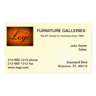 Classic Terracotta Logo Business Cards