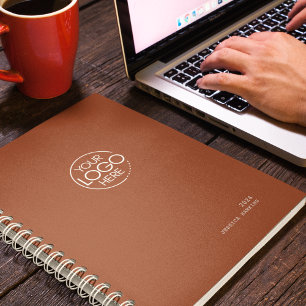 Classic Terracotta Modern Logo Weekly Planner