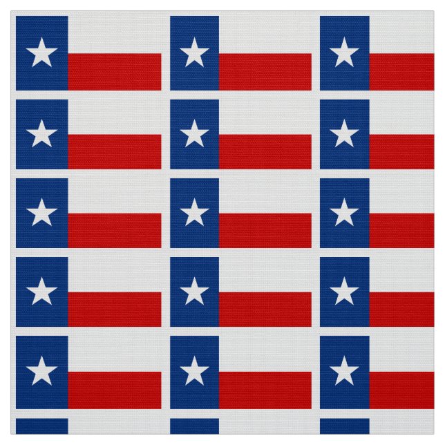 Classic Texas State Flag Fabric (Swatch)