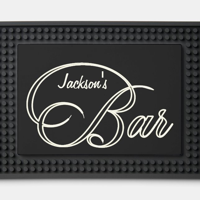 Classic Text Bar Mat (Front (Close Up))