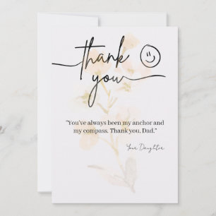 Classic Thank You Card for Dad
