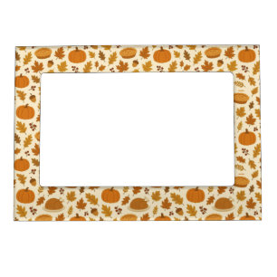 Classic Thanksgiving patterned Magnetic Frame