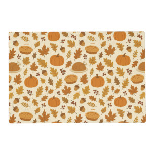 Classic Thanksgiving patterned Placemat