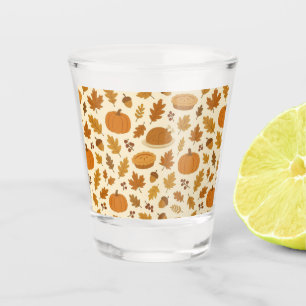 Classic Thanksgiving patterned Shot Glass