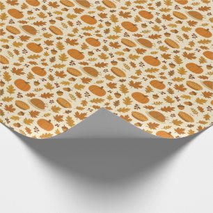 Classic Thanksgiving patterned Wrapping Paper