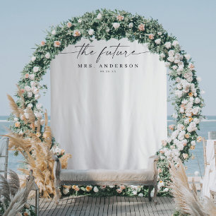 Classic The Future Mrs Bridal Shower Backdrop