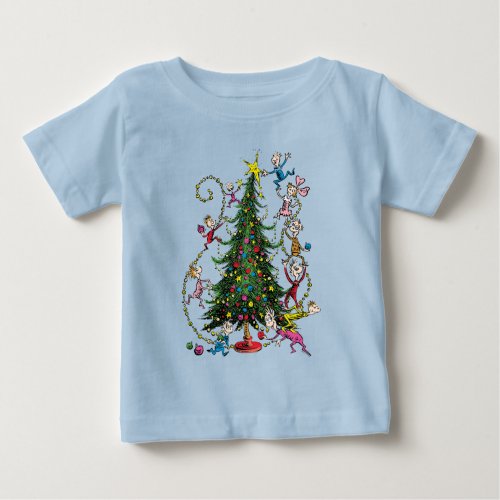 Classic The Grinch  Christmas Tree Baby T_Shirt