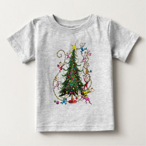 Classic The Grinch  Christmas Tree Baby T_Shirt