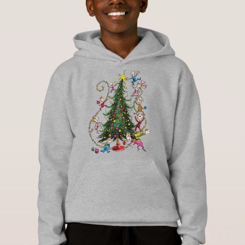 Classic The Grinch  Christmas Tree Hoodie