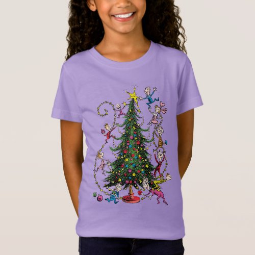 Classic The Grinch  Christmas Tree T_Shirt