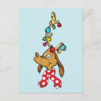 Classic The Grinch | Max - Happy Wholidays Holiday Postcard