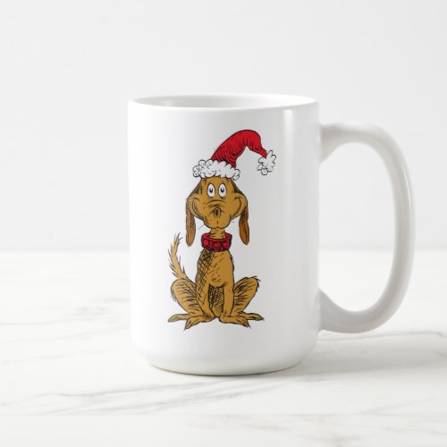 Classic The Grinch  Max _ Santa Hat Coffee Mug