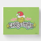 Personalized Dr. Seuss™ The Grinch Merry Grinchmas Wooden Sign