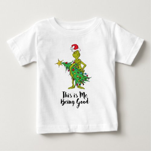 Classic The Grinch  Naughty Baby T_Shirt