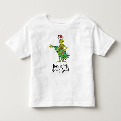 Classic The Grinch  Naughty Toddler T_shirt