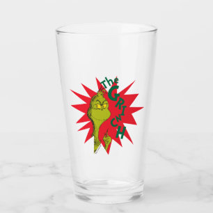 Classic The Grinch Red Starburst Glass