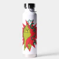 The Grinch Christmas Icons 24 Oz Plastic Water Bottle