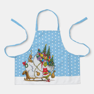 Classic The Grinch   The Grinch & Max Runaway Slei Apron