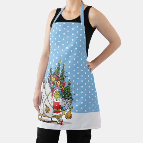 Classic The Grinch  The Grinch  Max Runaway Slei Apron