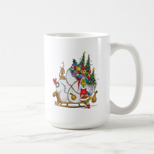 Classic The Grinch  The Grinch  Max Runaway Slei Coffee Mug