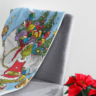 Classic The Grinch The Grinch & Max Runaway Slei Sherpa Blanket