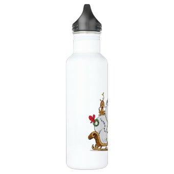 Classic The Grinch | The Grinch & Max Runaway Slei Water Bottle | Zazzle