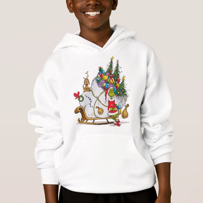 Classic The Grinch | The Grinch &amp; Max Sleigh Sweat Hoodie